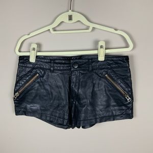 Free people faux leather shorts 6